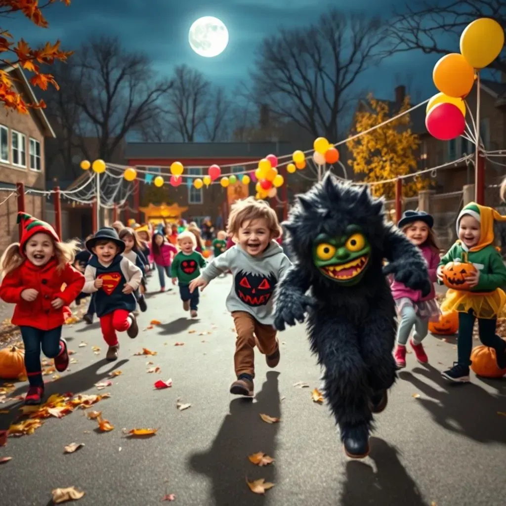 Active Halloween Games for Upper Elementary