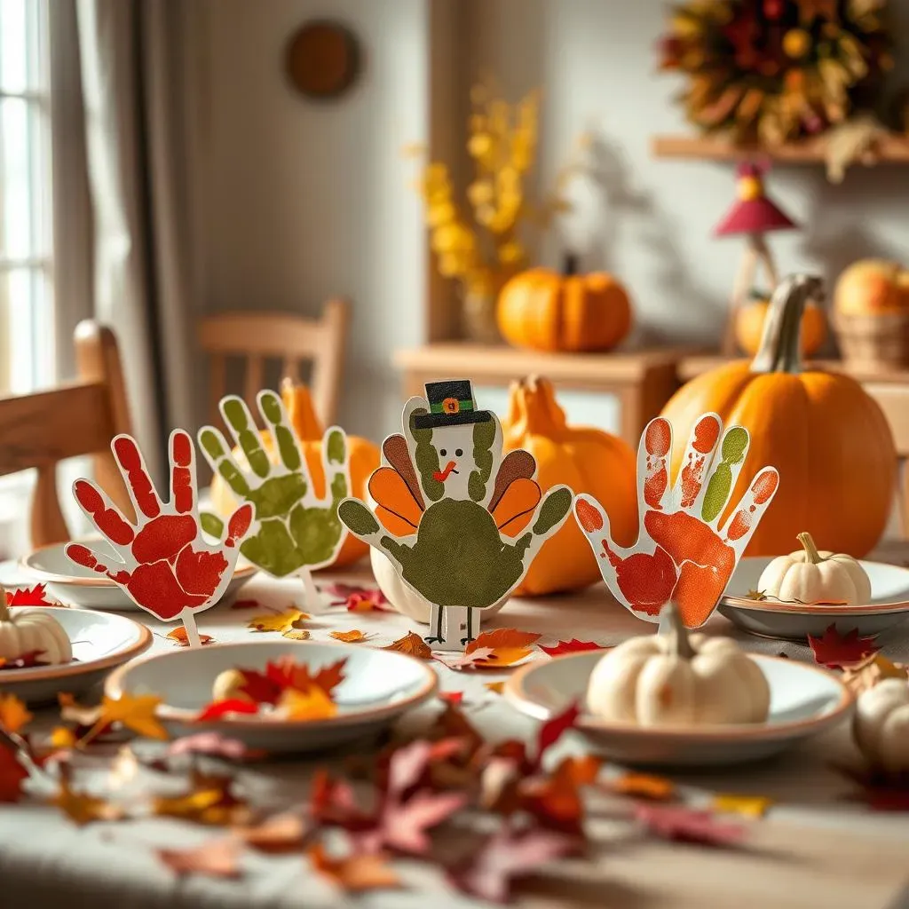 Adorable Thanksgiving Handprint Crafts for Little Ones