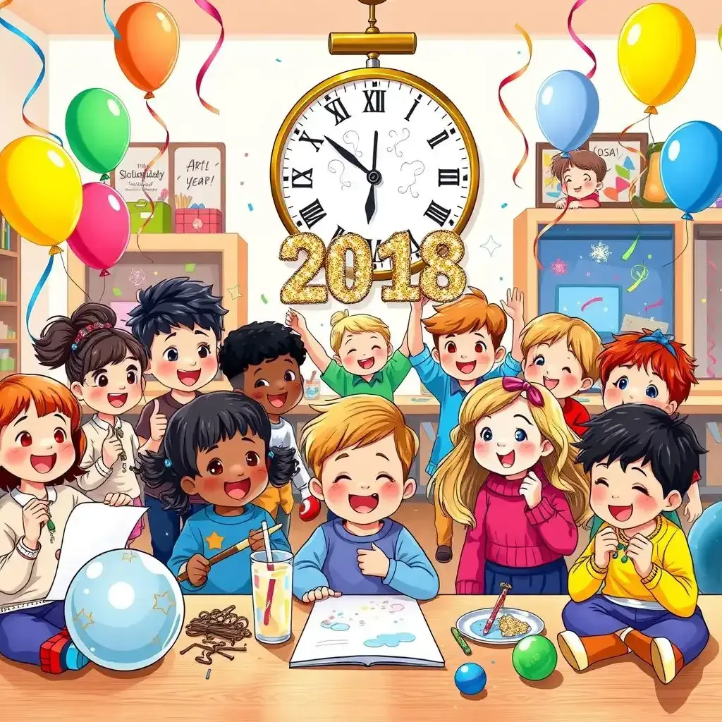 Amazing New Year's Arts & Crafts For Kids! - Kidscraftworkshop