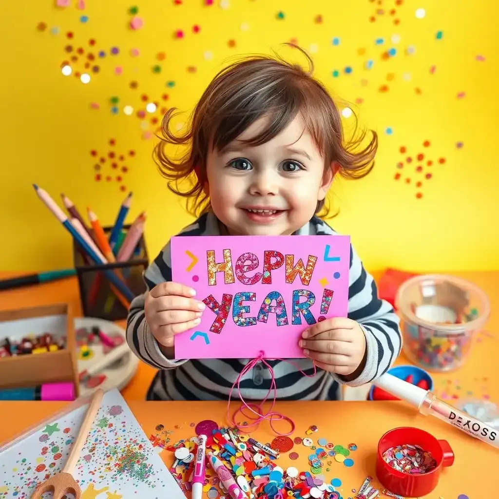 Awesome New Year Crafts For Toddlers - Kidscraftworkshop