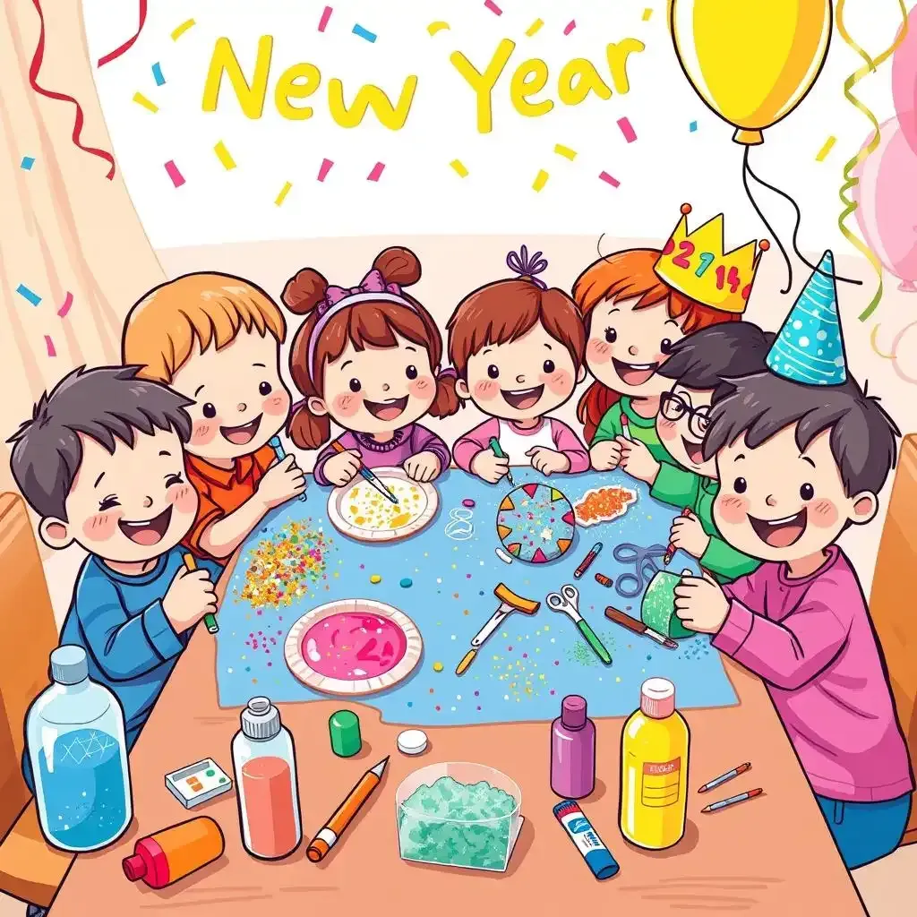 Awesome New Year's Crafts For Kindergarten - Kidscraftworkshop