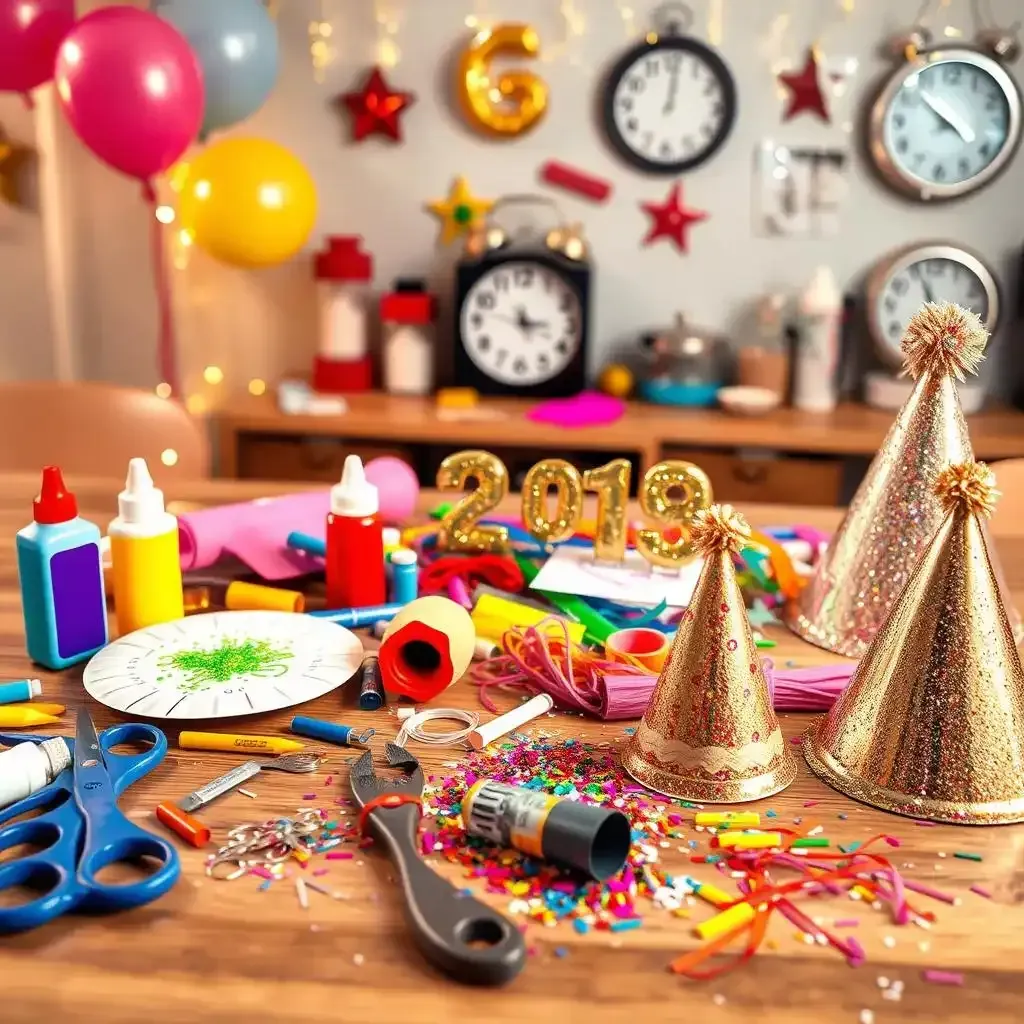Awesome New Year's Eve Crafts For Kids - Kidscraftworkshop