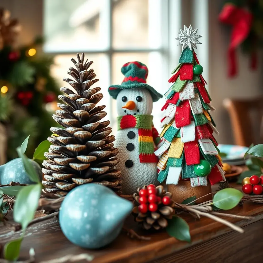 Beyond Paper and Cardboard:  Creative Christmas Crafts Using Everyday Materials