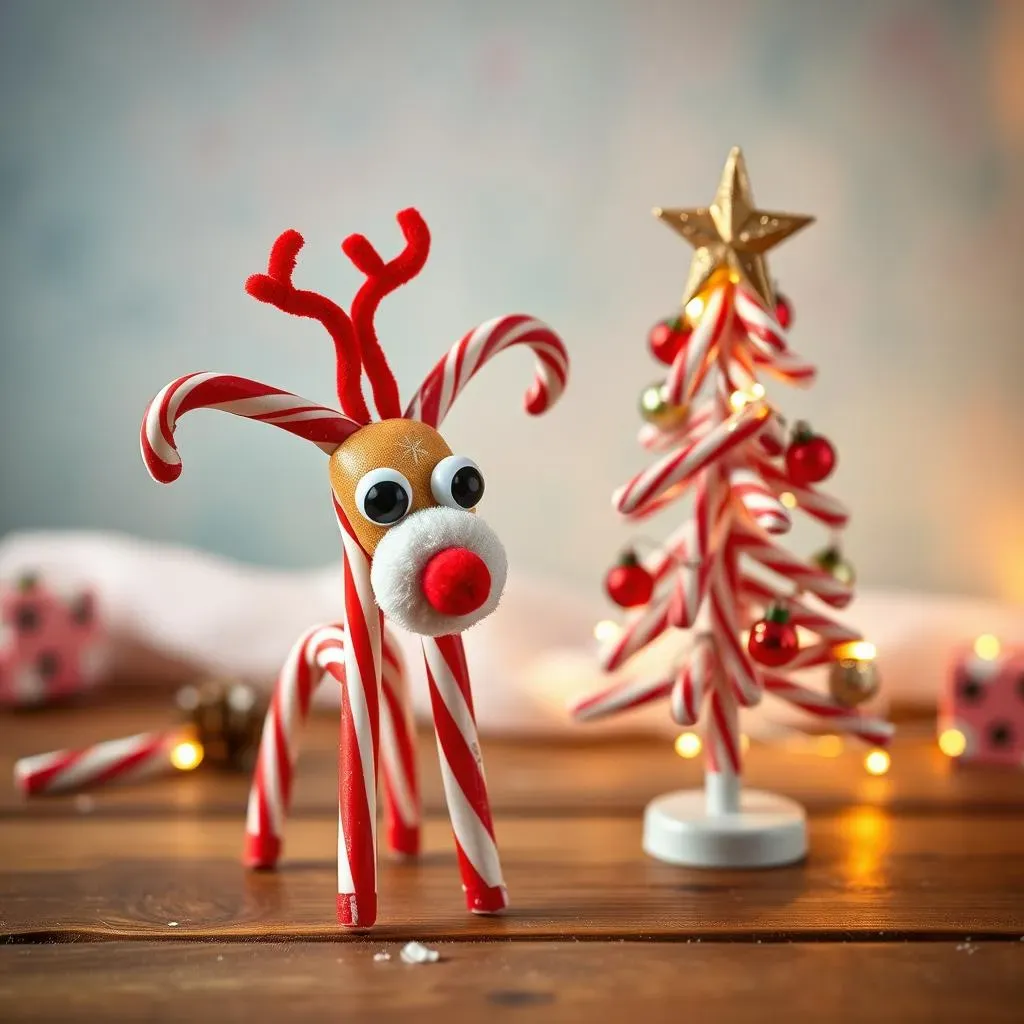 Candy Cane Crafts: Reindeer, Trees, and More