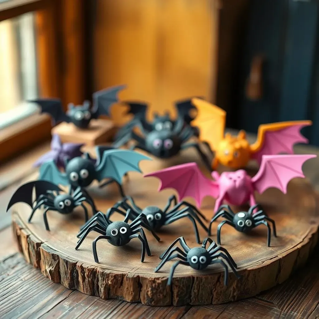Crafting Creepy Crawlies: Bat and Spider Halloween Paper Crafts