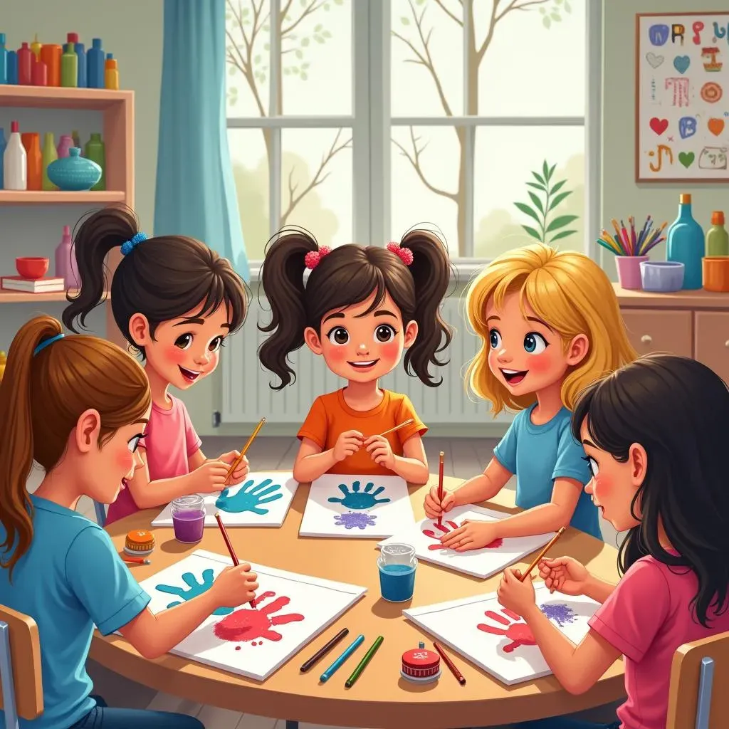 Crafting Heartfelt Mother's Day Gifts at School