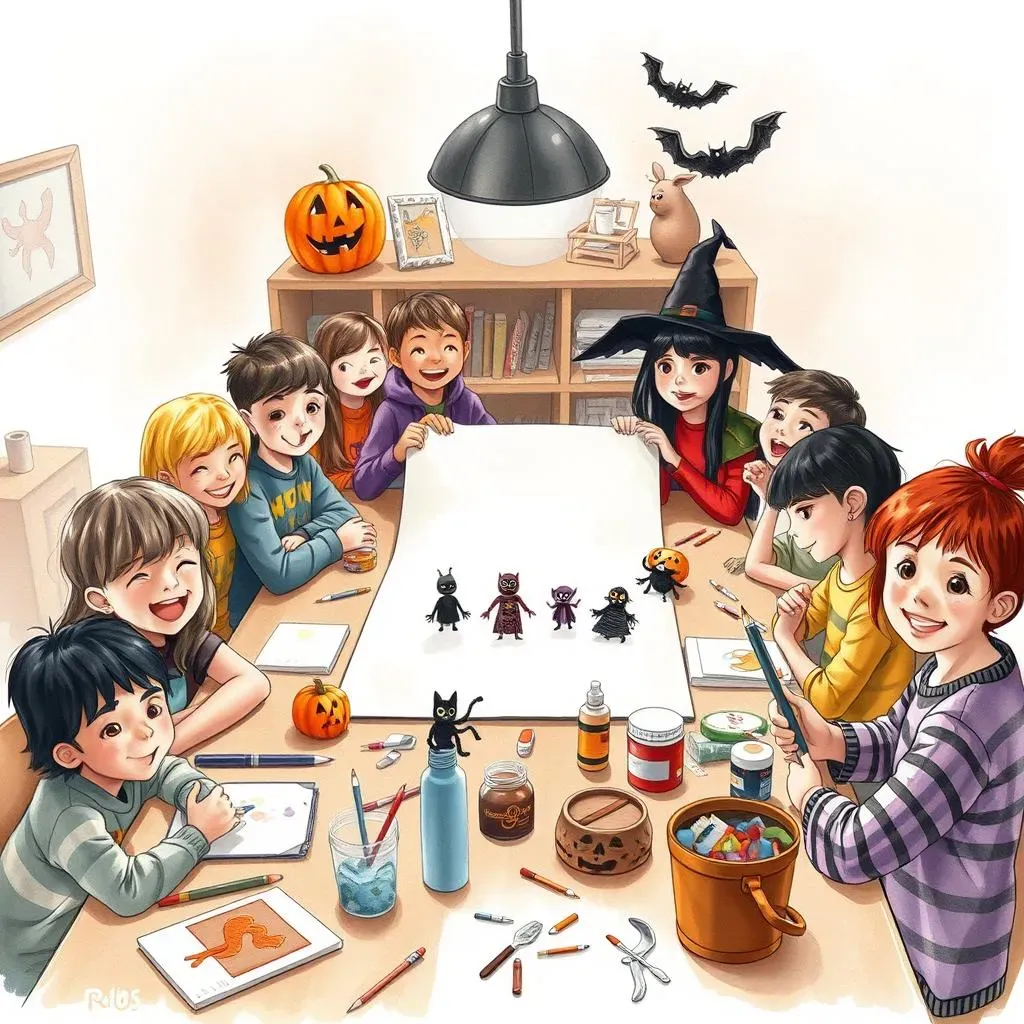 Crafting Spooky Characters: Halloween Projects for 810 Year Olds