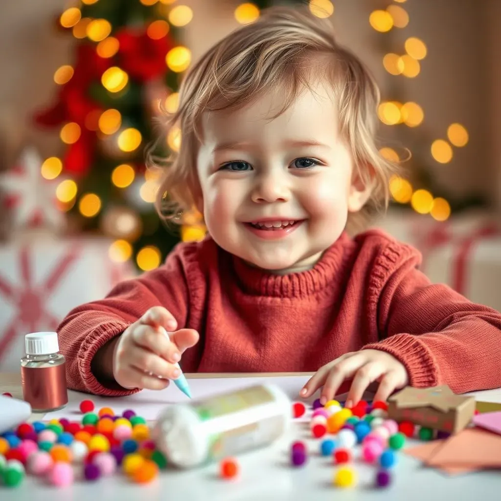 Creative Christmas Crafts for Toddlers Age 34:  Developing Fine Motor Skills