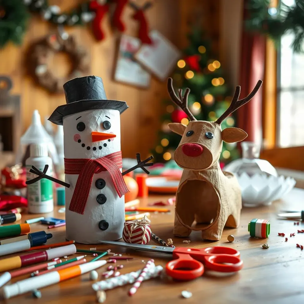 Creative Christmas Crafts Using Recycled Materials