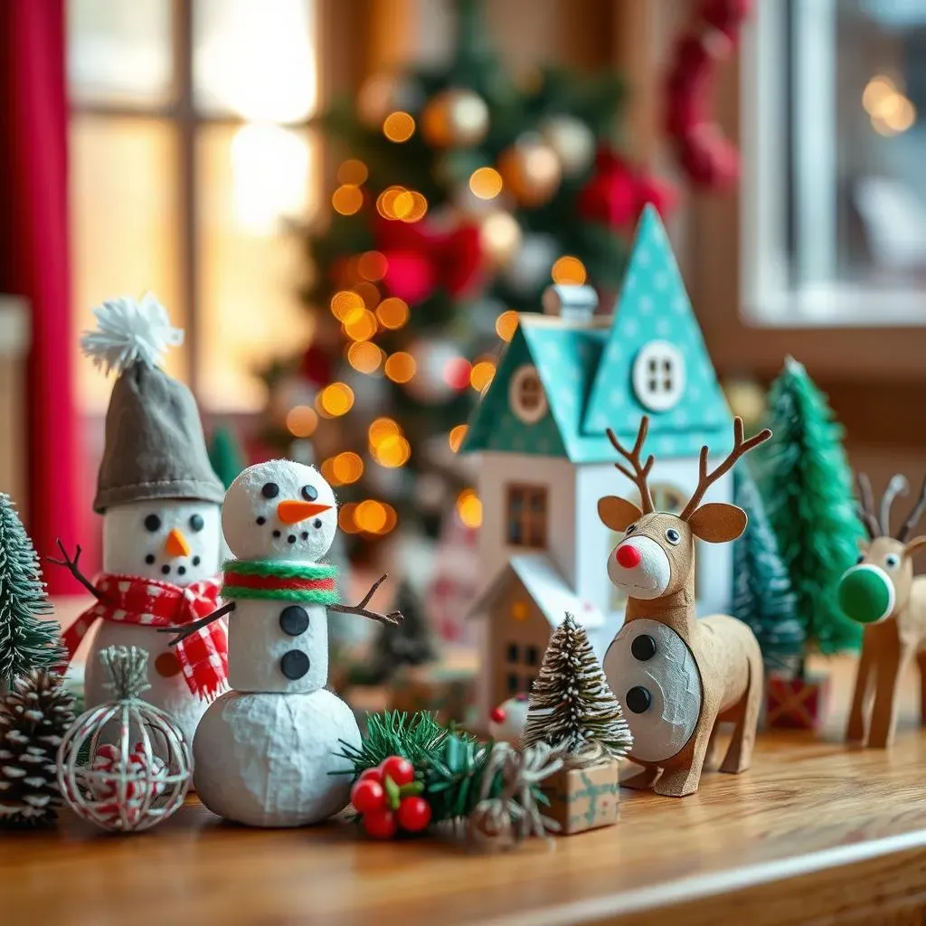 Creative Free Christmas Crafts for Kids Using Recycled Materials