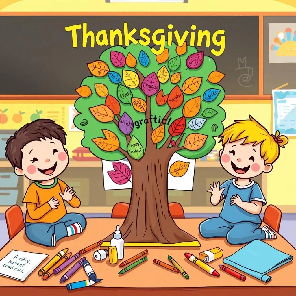 Creative Give Thanks Tree Crafts for Preschoolers