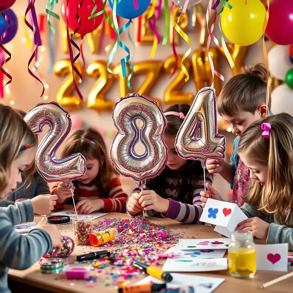 Creative New Years Eve Crafts For Kids Celebrating The New Year With Art