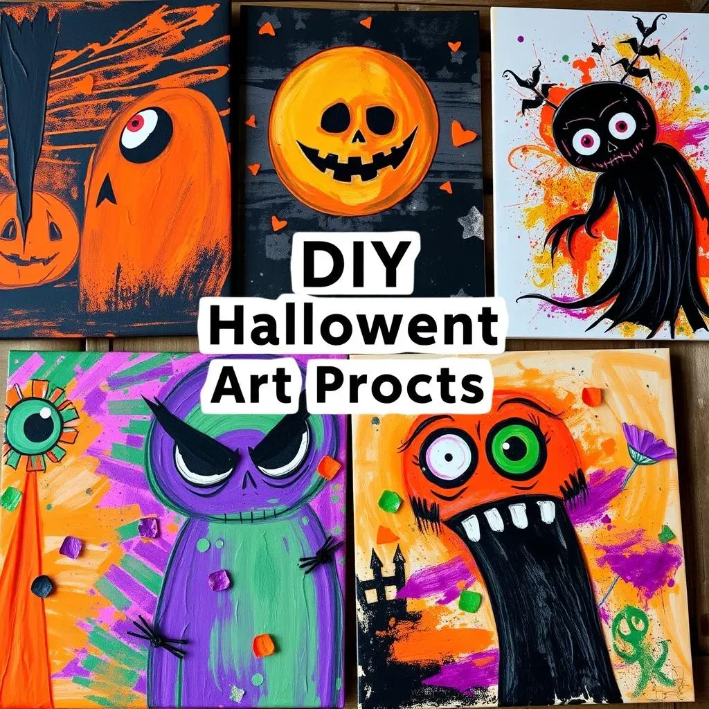 DIY Halloween Art Projects: Pinterest Inspired