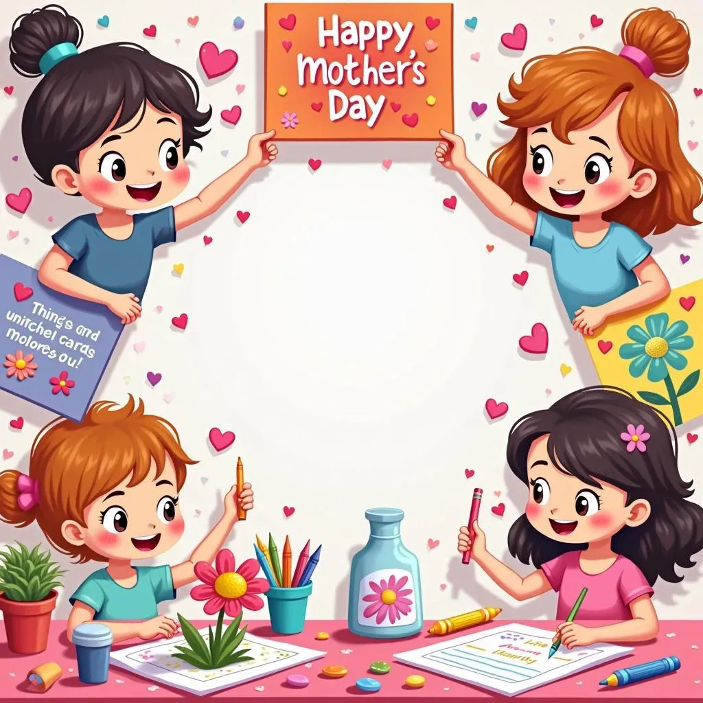 DIY Mother's Day Cards and Coloring Fun
