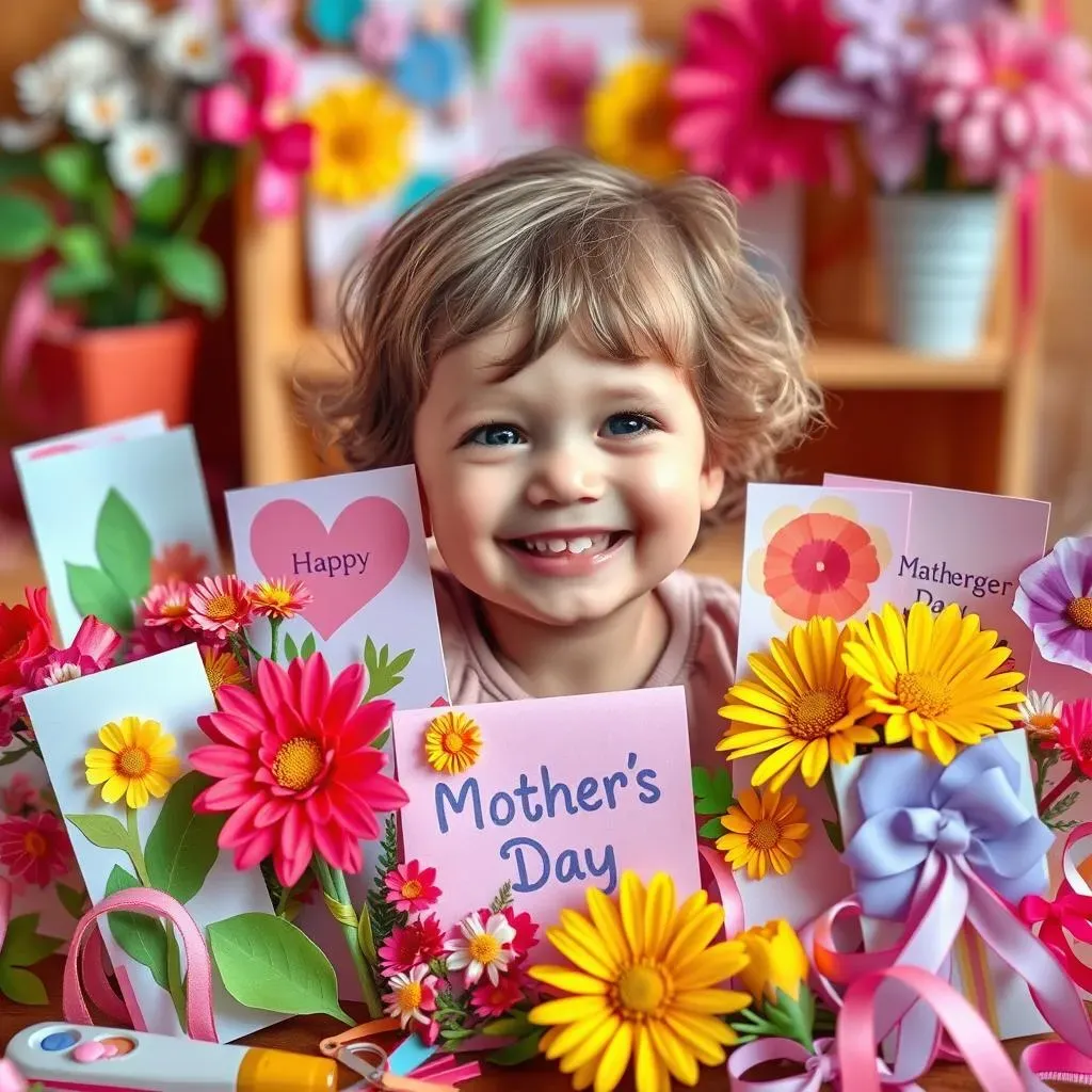 DIY Mother's Day Cards and Flower Fun
