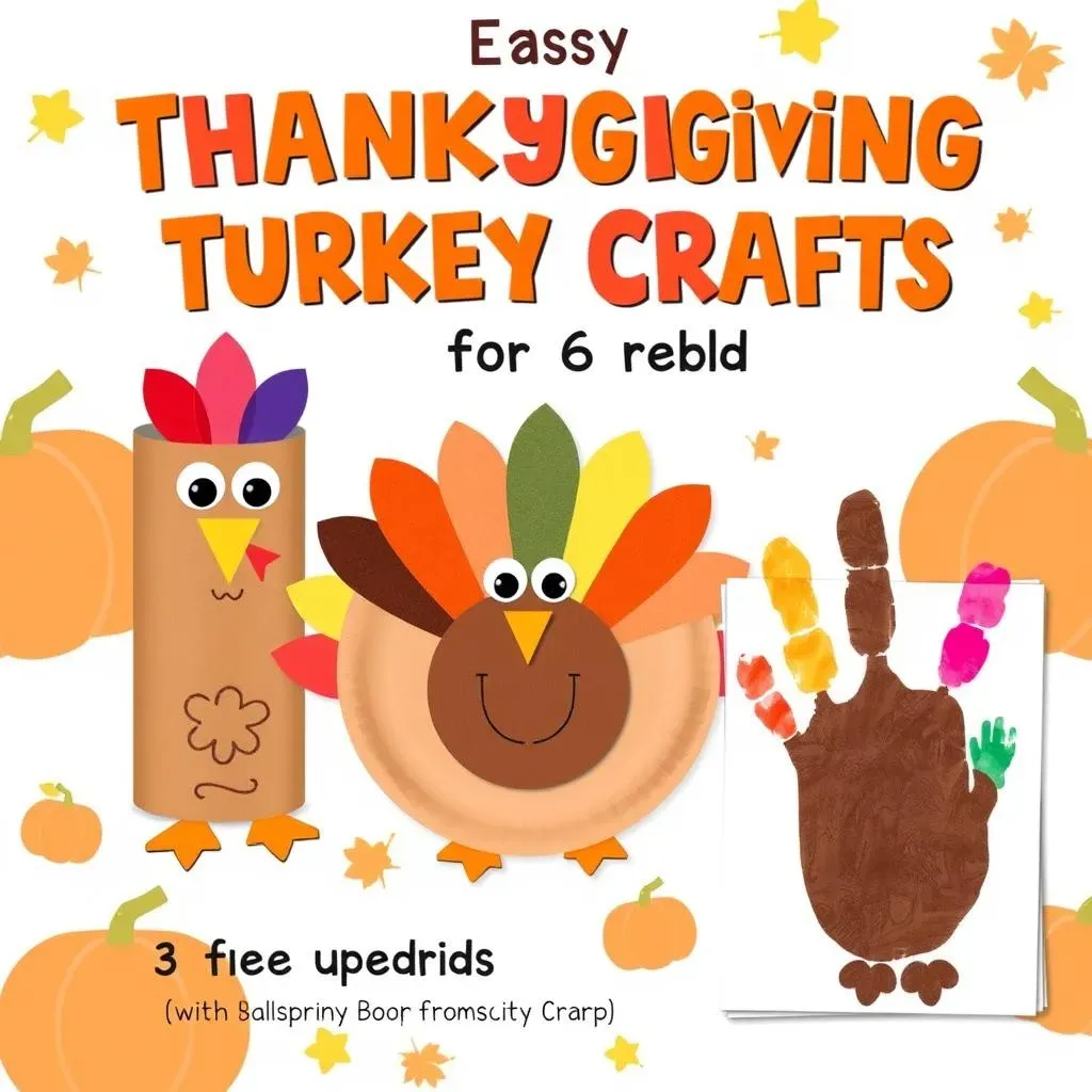 Easy and Fun Turkey Crafts for 6 Year Olds
