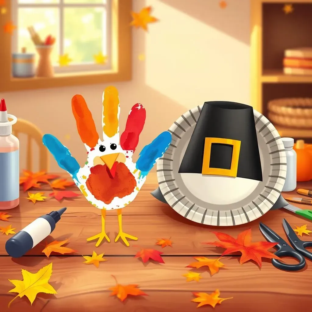 Easy Children's Thanksgiving Crafts for Little Hands