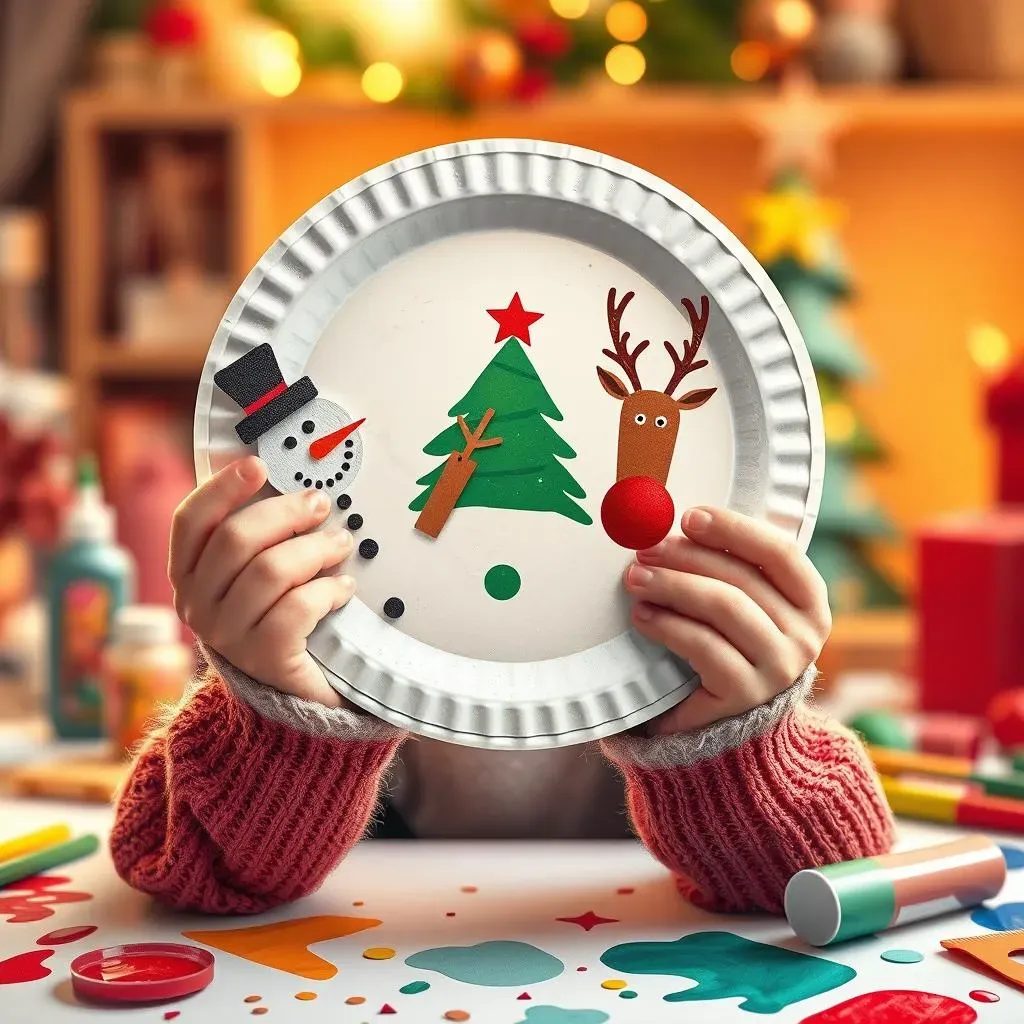 Easy Christmas DIY Crafts for Kids: Paper Plate Wonders