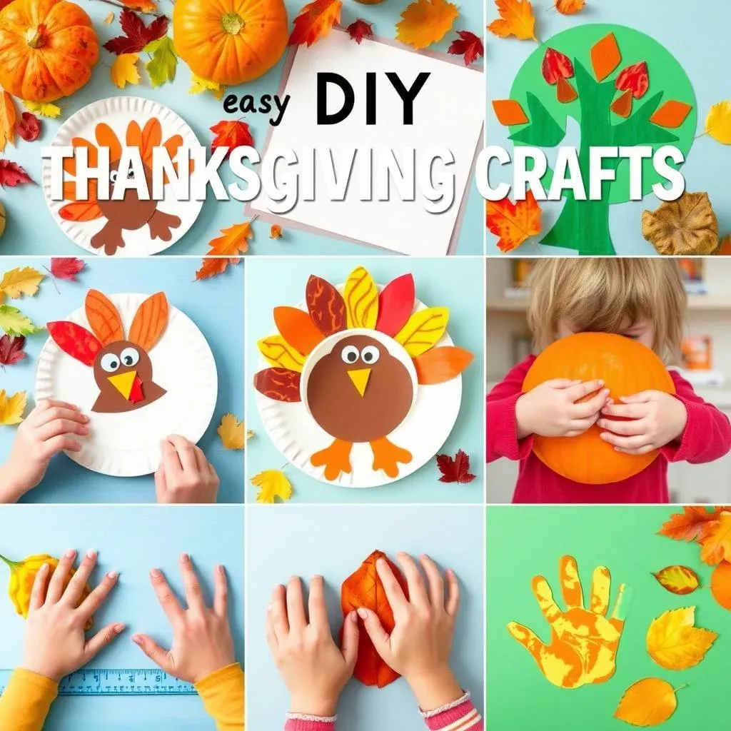 Easy DIY Thanksgiving Crafts for Little Hands