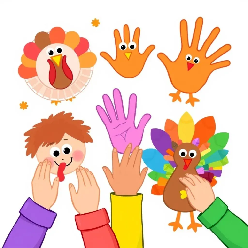 Easy Give Thanks Turkey Crafts for Little Hands