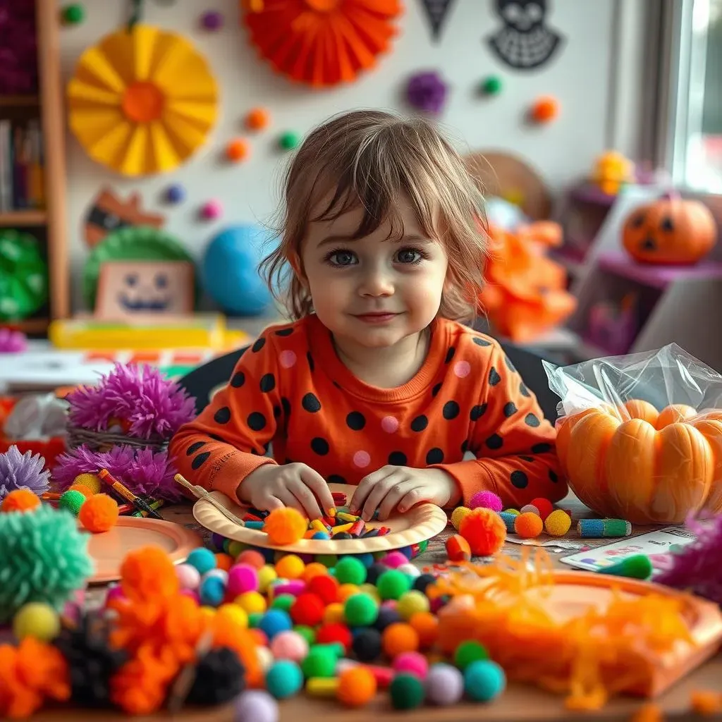 Easy Halloween Crafts for Kids with Dollar Store Finds