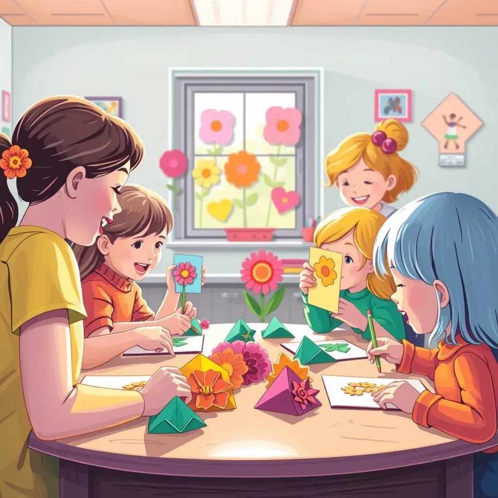 Easy Mother's Day Card Making for Classrooms