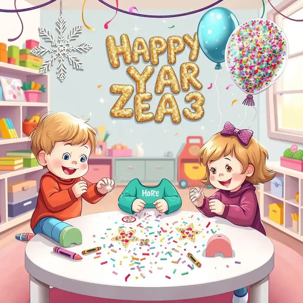 Easy New Years Crafts For Toddlers Sparkling Decorations