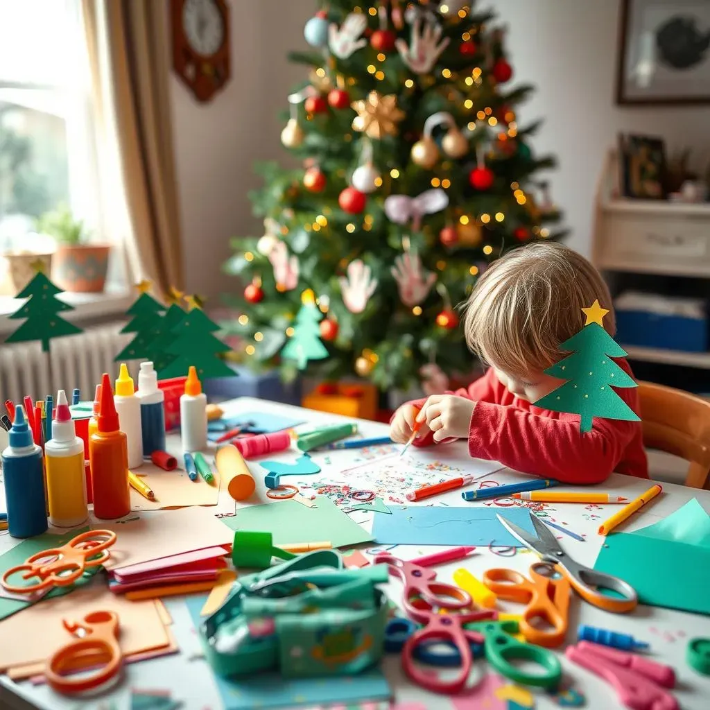Easy Paper Christmas Crafts for Toddlers