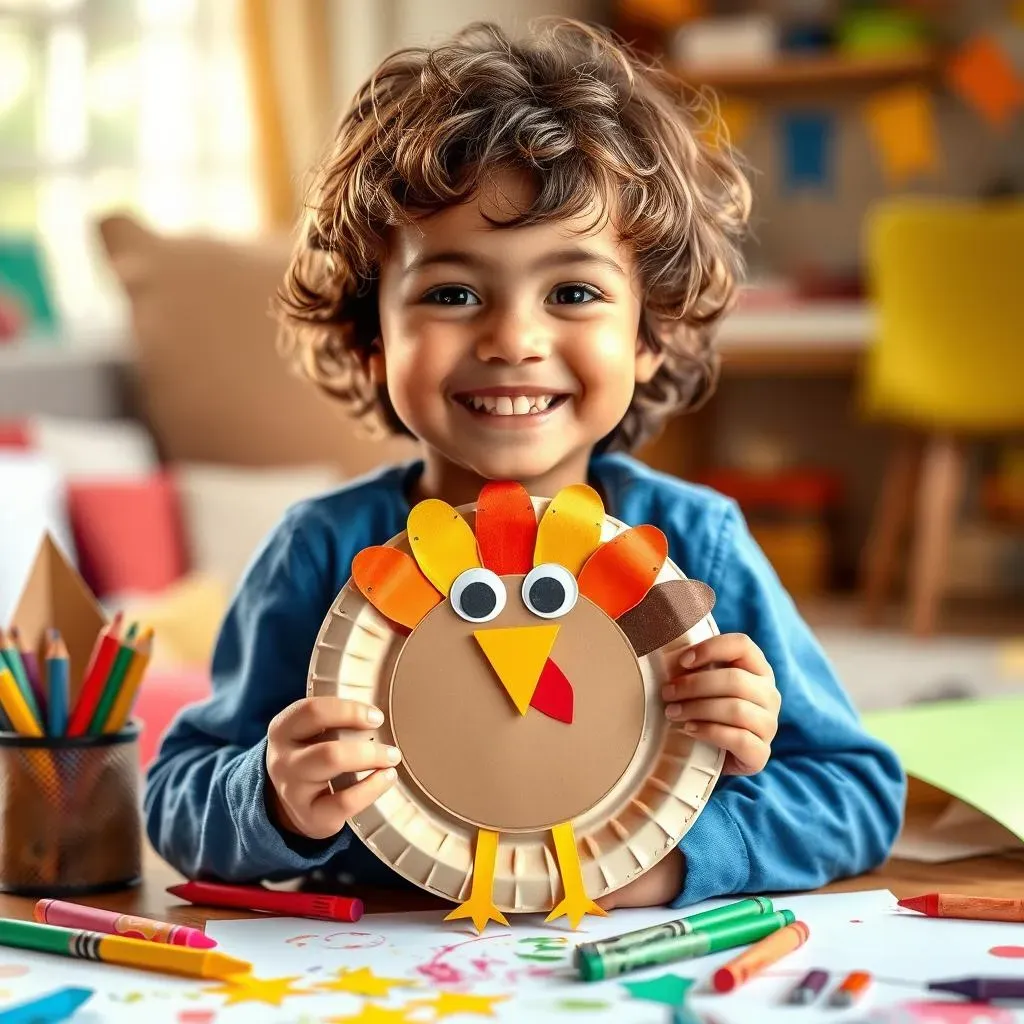 Easy Paper Plate Turkey Crafts for Kids