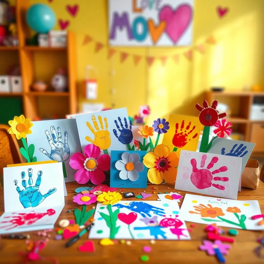 Easy Peasy Mother's Day Crafts for Kindergarten Kids
