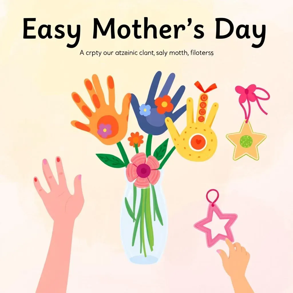 Easy Peasy Mother's Day Crafts for Little Hands