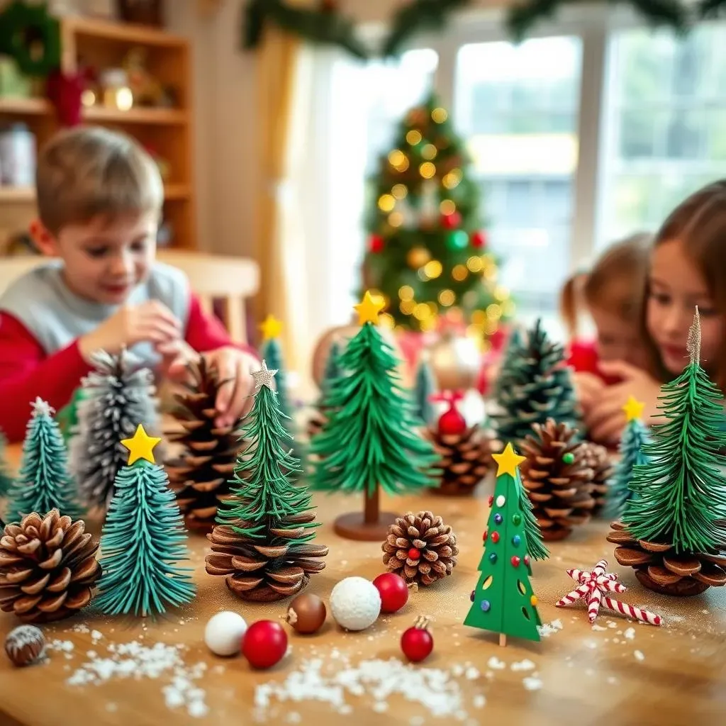 Easy Pinecone Christmas Crafts for Kids