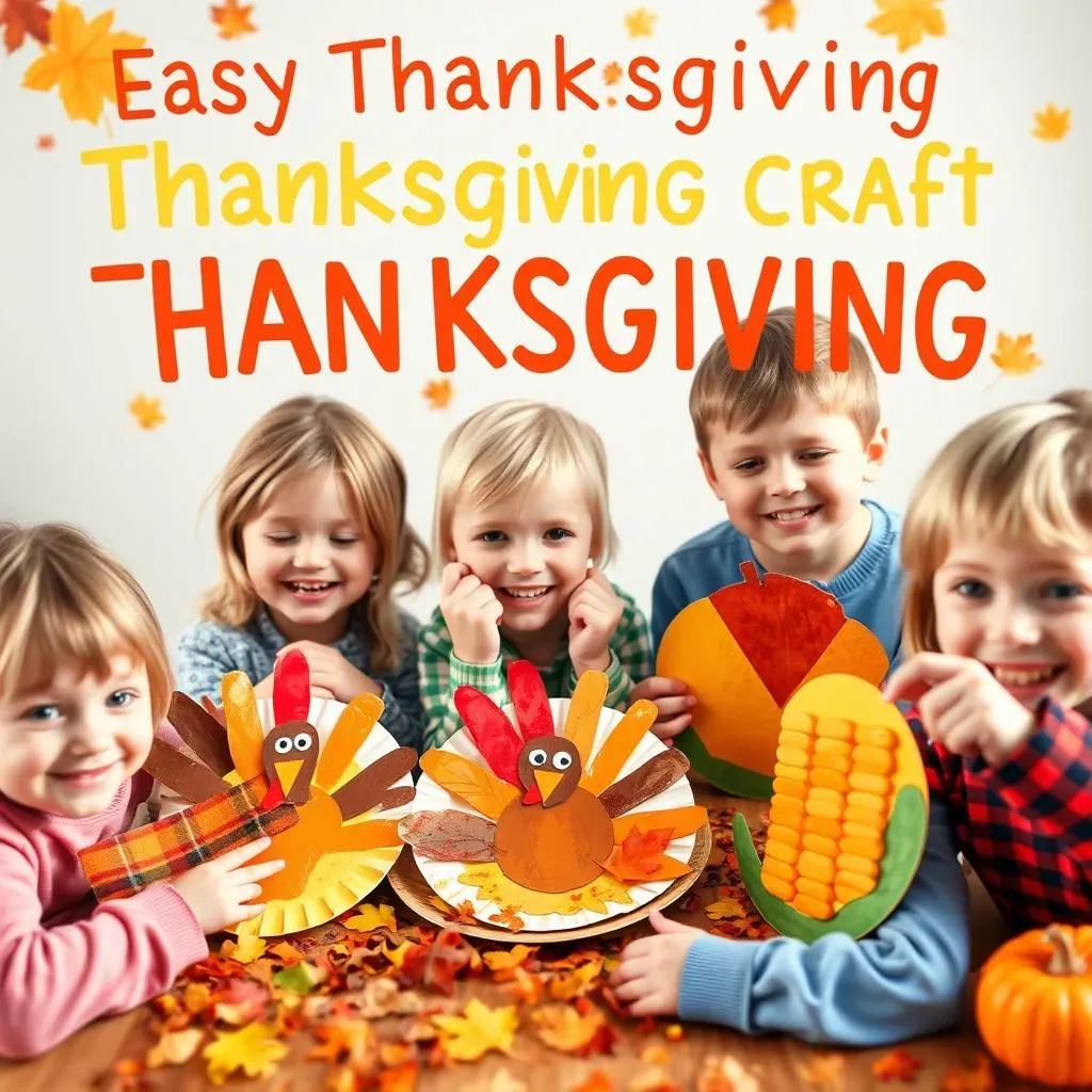 Easy Thanksgiving Crafts for Little Hands