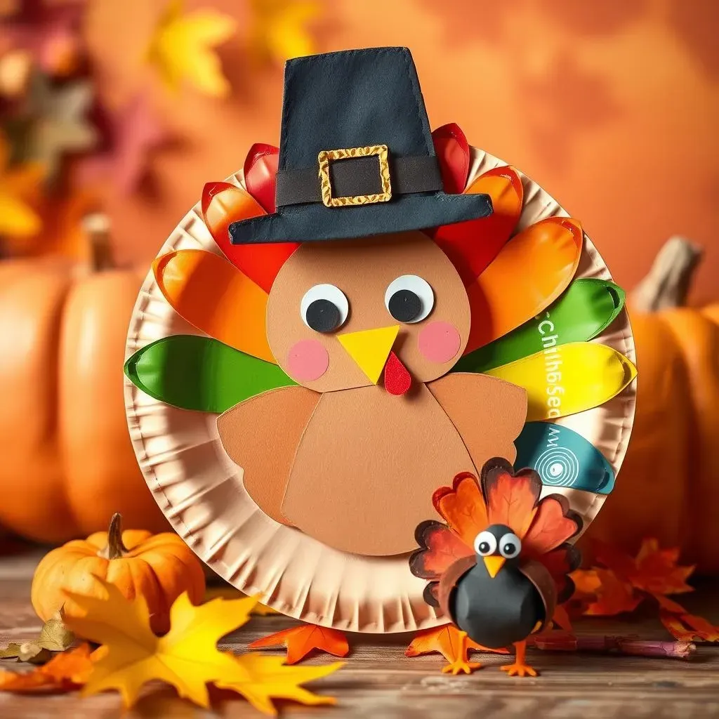 Easy Thanksgiving Crafts for Preschoolers: Paper Plate Wonders