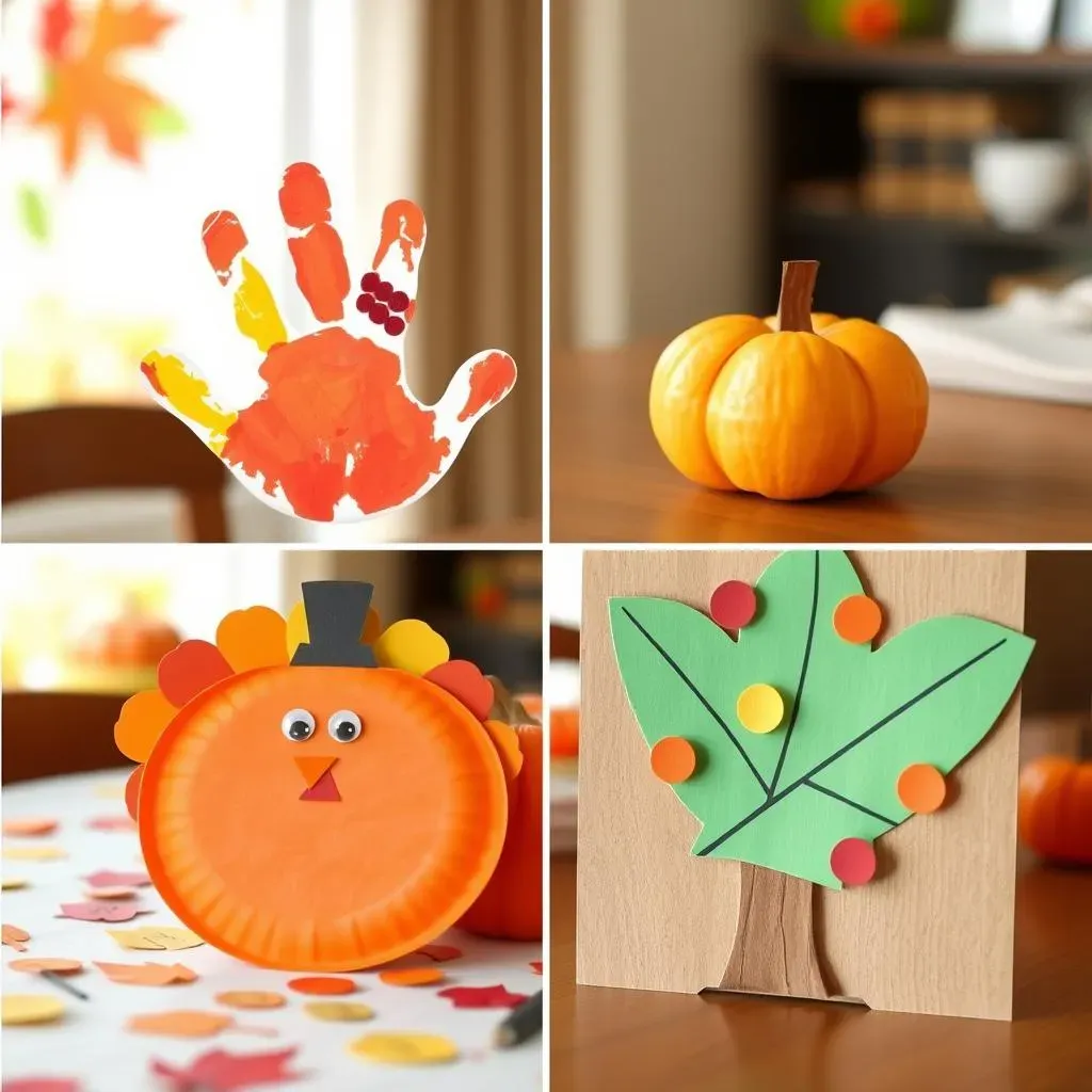 Easy Thanksgiving DIY Crafts for Little Hands