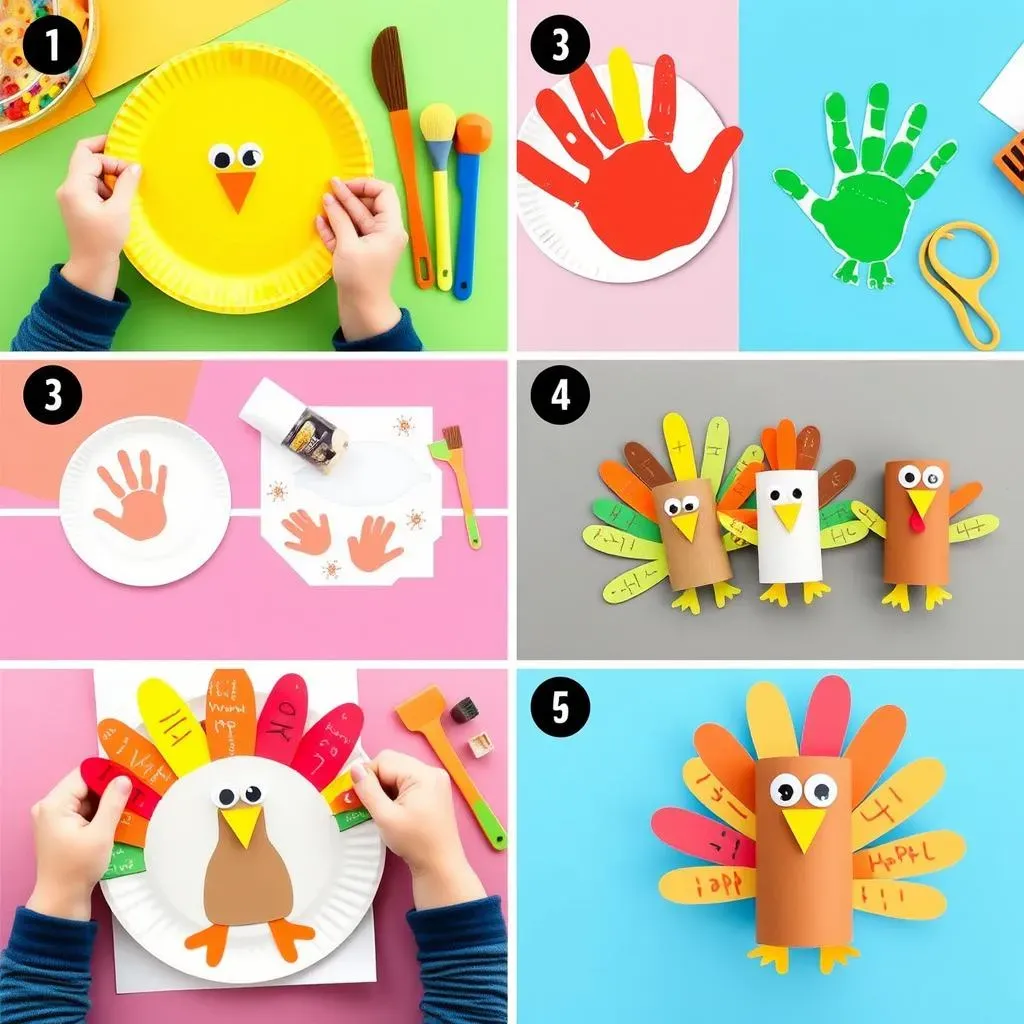 Easy Turkey Crafts for Little Hands