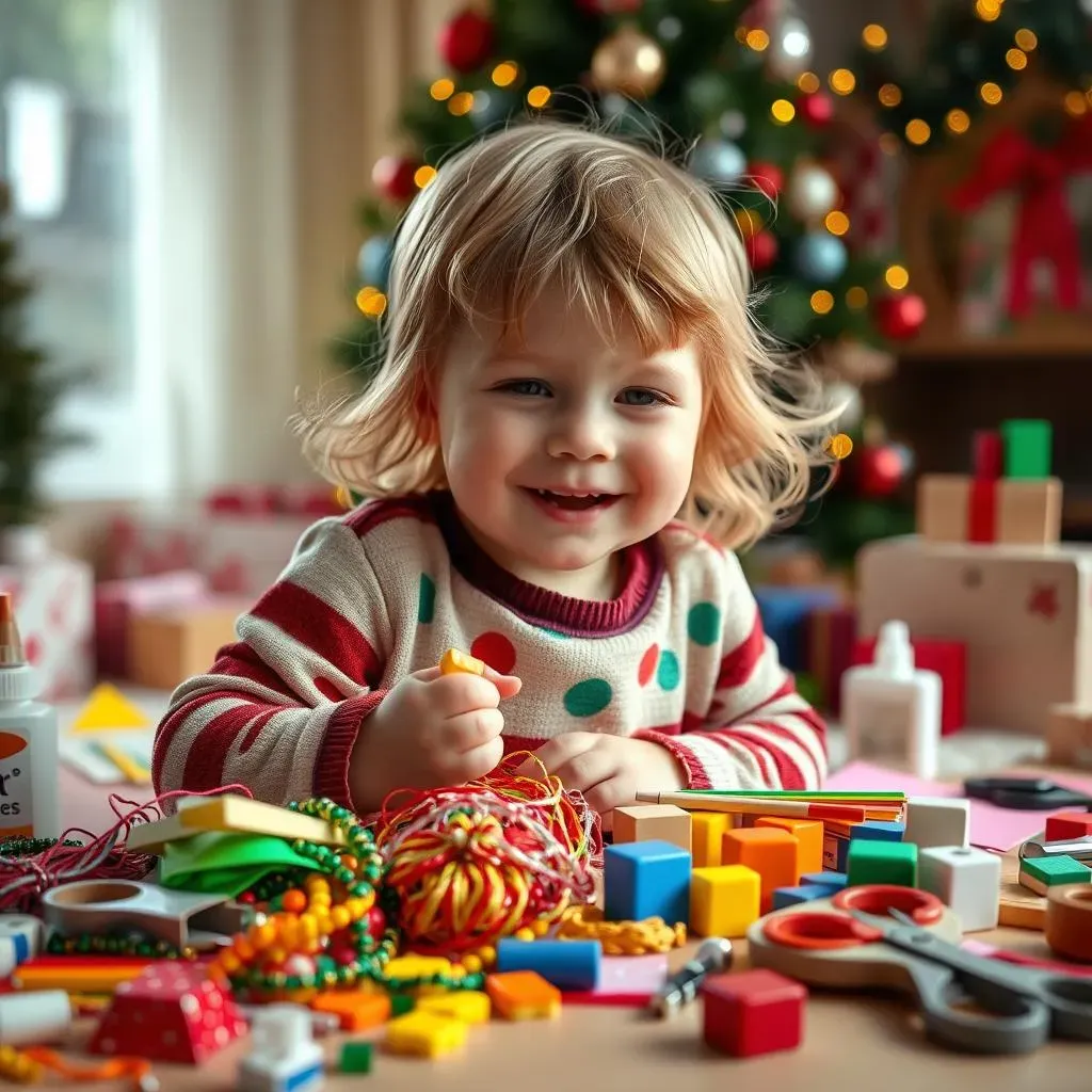 Festive Christmas Crafts for Toddlers Age 12:  Developing Fine Motor Skills