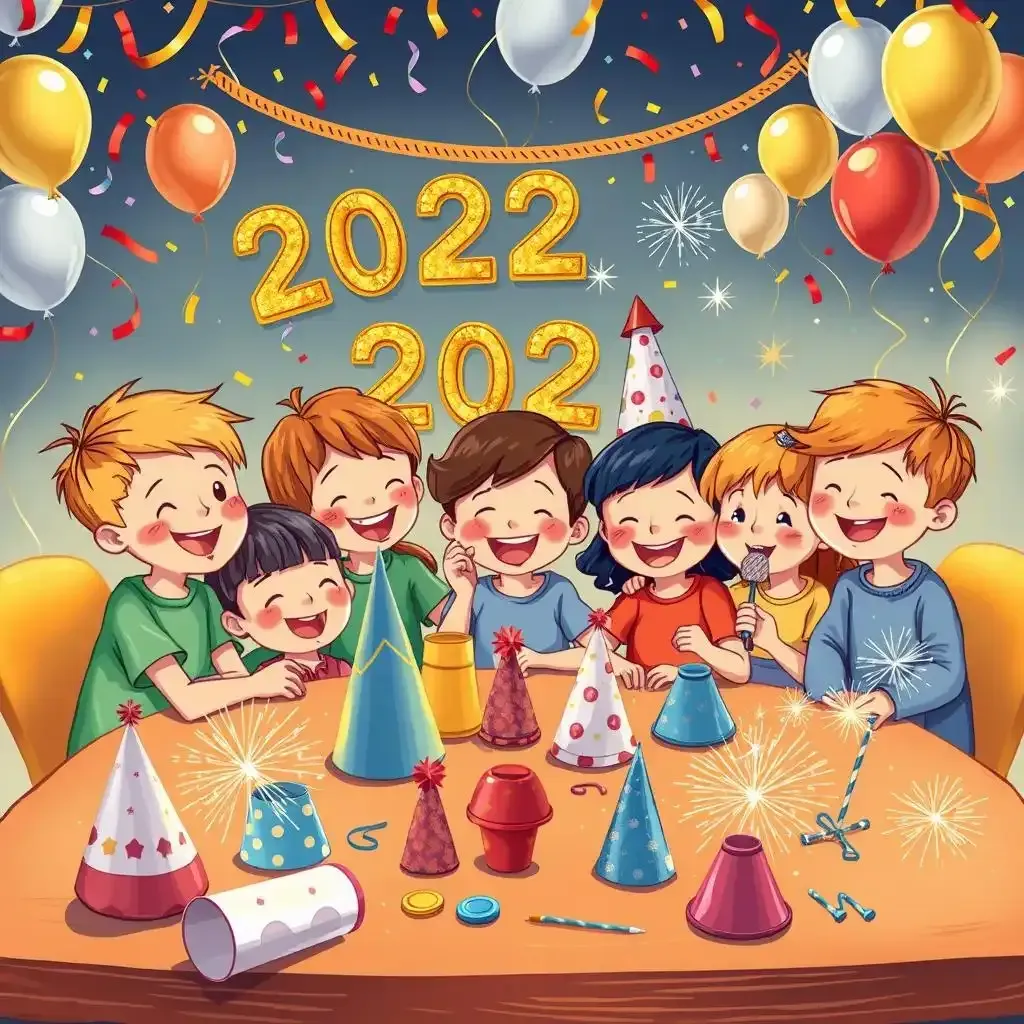 Fun And Festive Happy New Year Crafts For Kids Using Recycled Materials