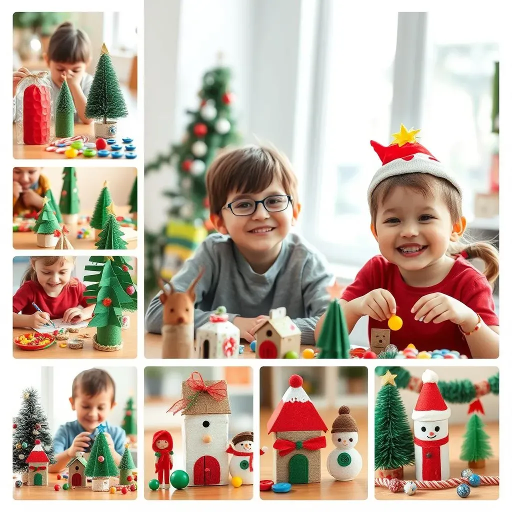 Fun Christmas Crafts for Kids Using Recycled Materials