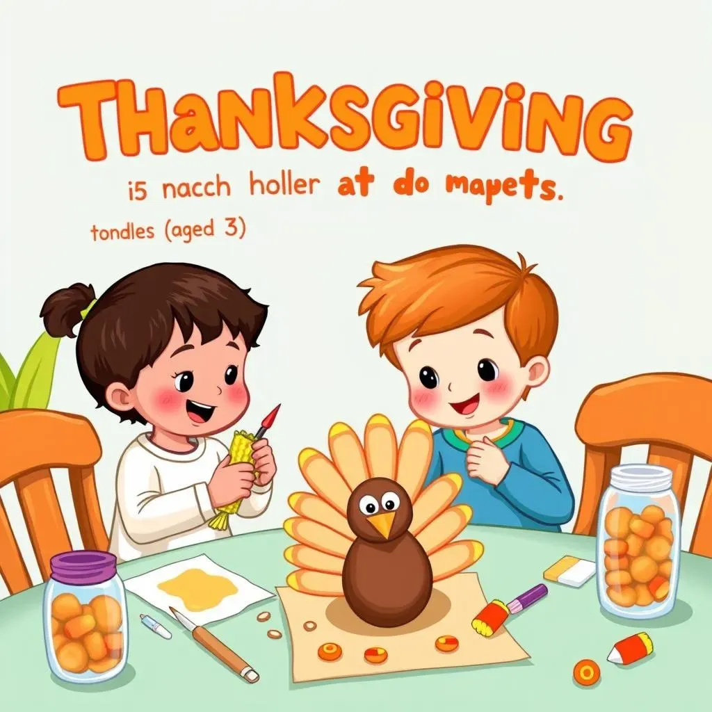 Fun Thanksgiving Crafts for Toddlers Age 3
