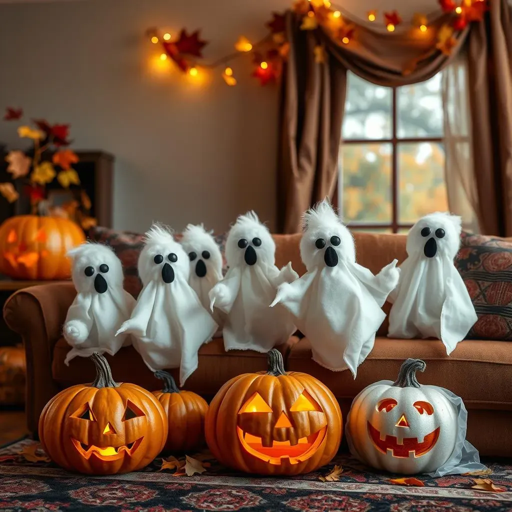 Ghoulishly Great Decorations: Ghosts and Pumpkins