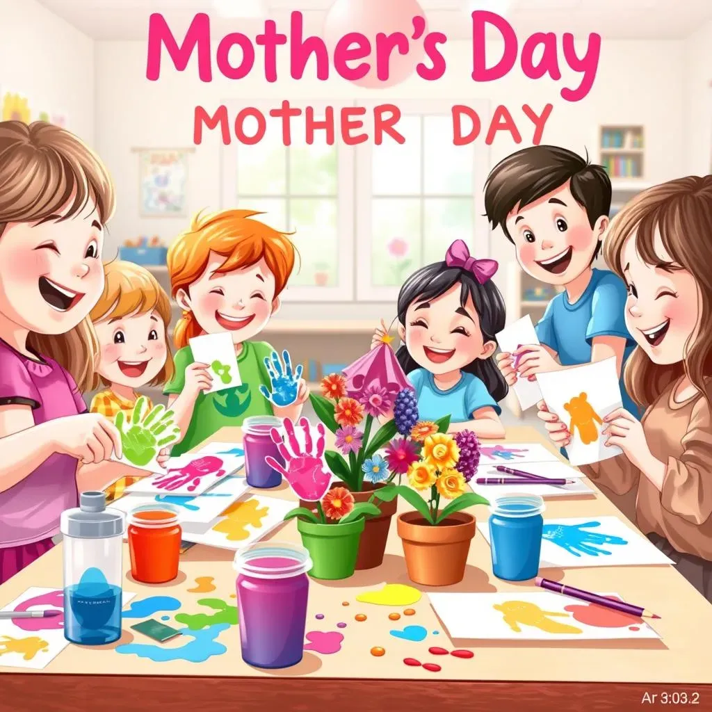 Handmade Happiness: Easy Mother's Day Crafts for SchoolAged Kids