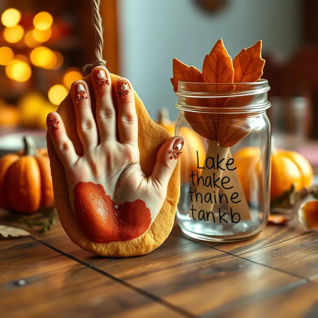Handprint and Keepsake Thanksgiving Crafts