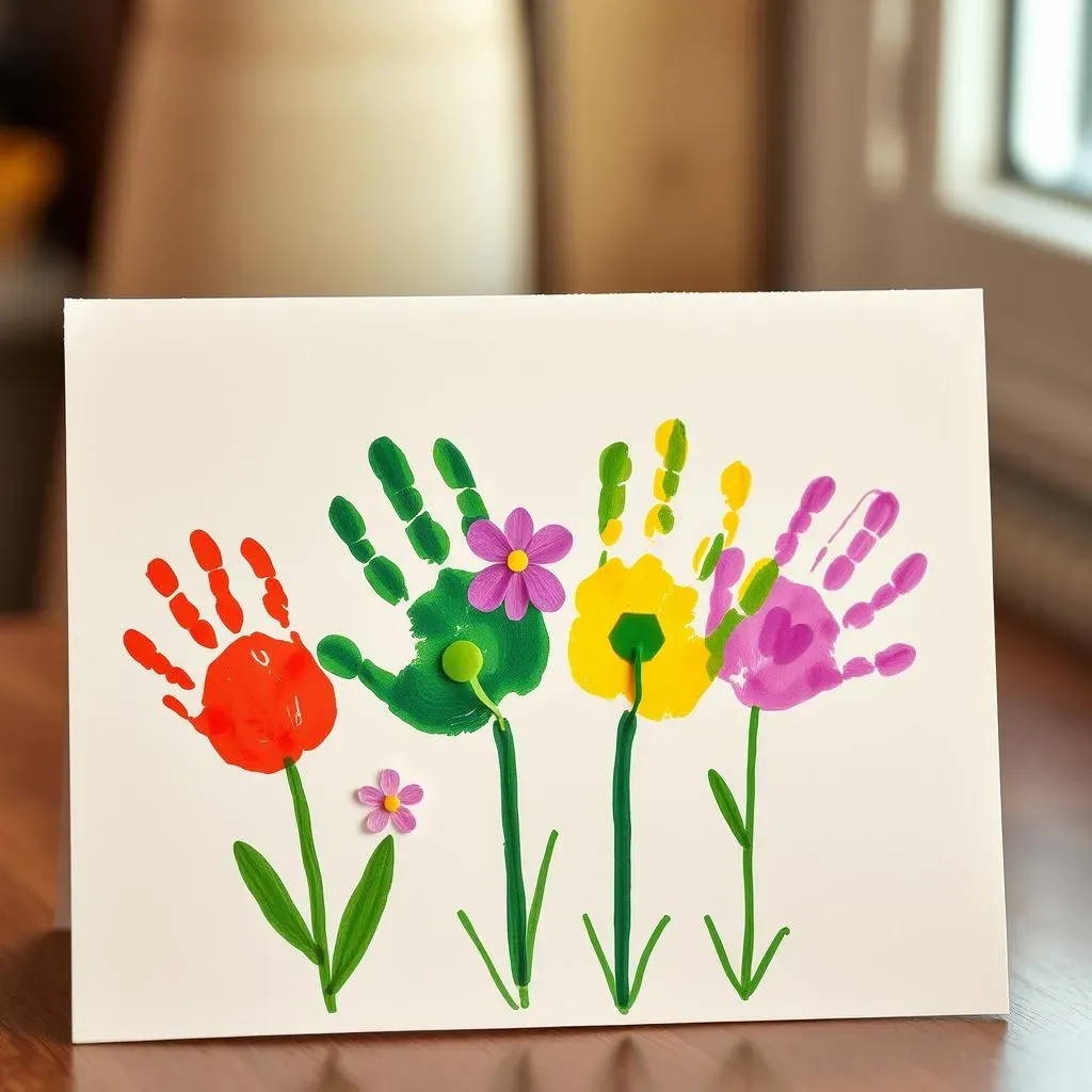 Handprint Flowers: A Blooming Masterpiece for Mom