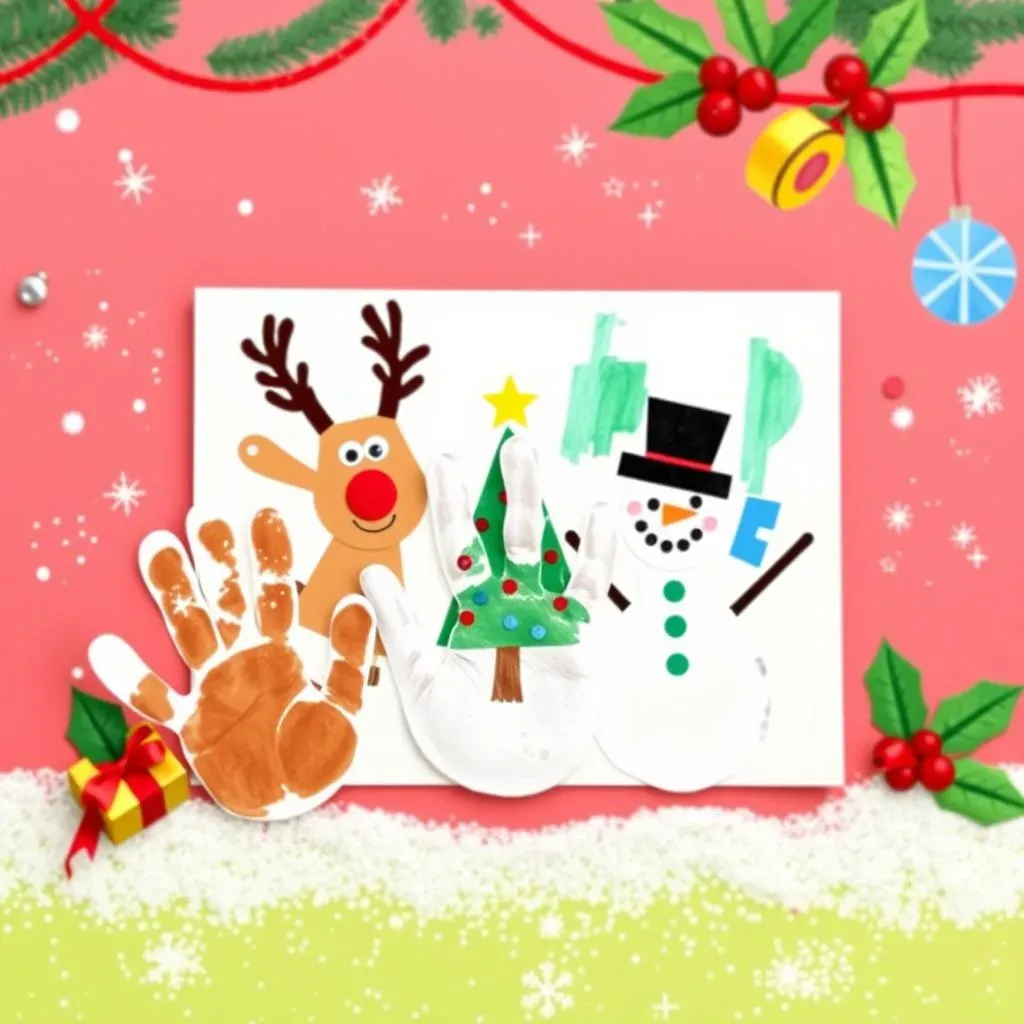 Handprint Holiday Wonders: Adorable Quick Christmas Crafts for Preschoolers