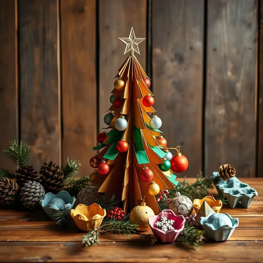 Joyful Christmas Crafts Using Recycled Materials