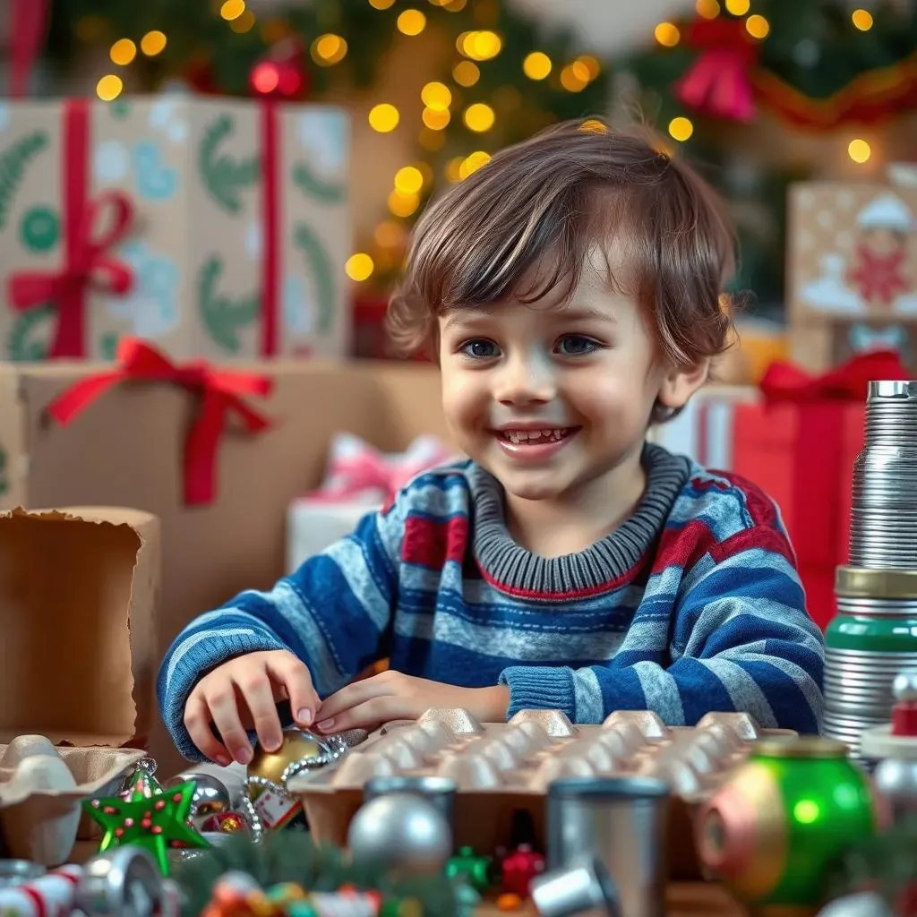 Kid Christmas Crafts for Parents: Using Recycled Materials for EcoFriendly Fun