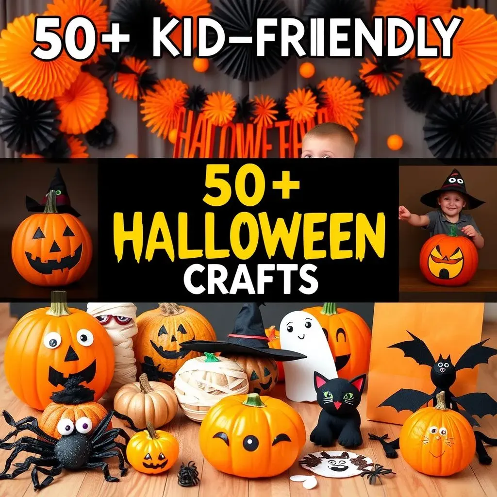 Amazing Kinder Halloween Crafts: 50+ Fun Ideas