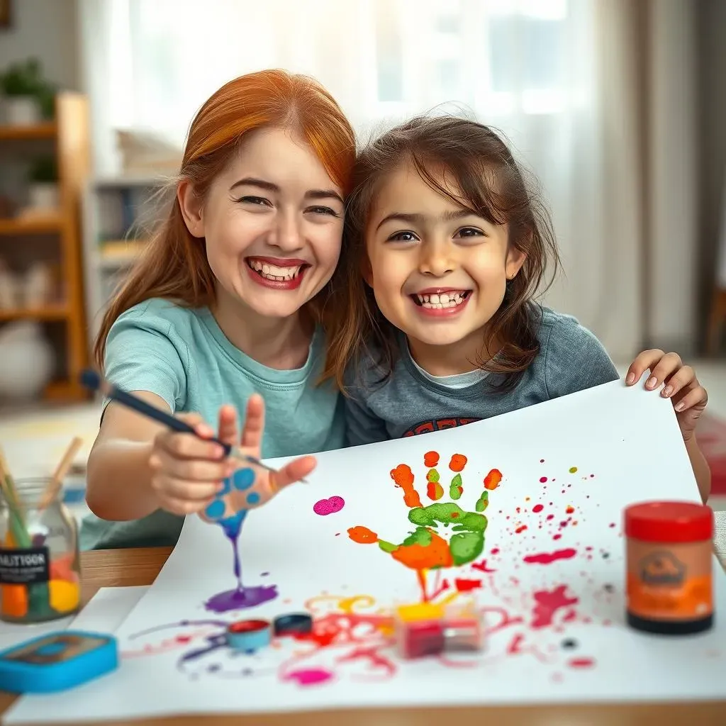 Messy Fun: Handprint and Footprint Art for Mom