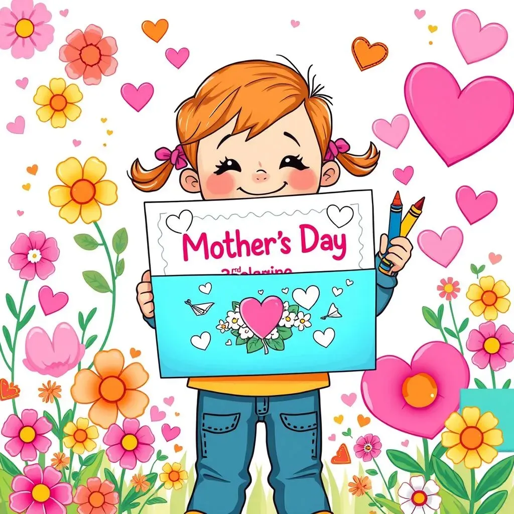 Mother's Day Coloring Pages and Printables for 3rd Graders